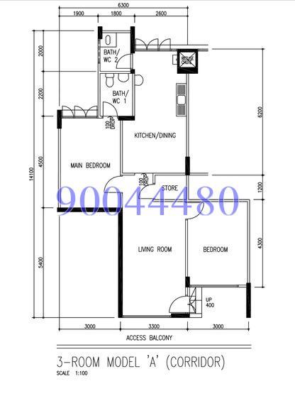 Blk 518 Jurong West Street 52 (Jurong West), HDB 3 Rooms #161384172